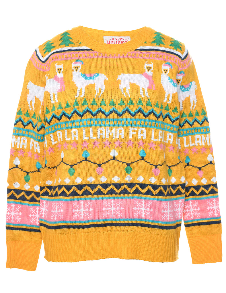 Festive Season Christmas Jumper - M