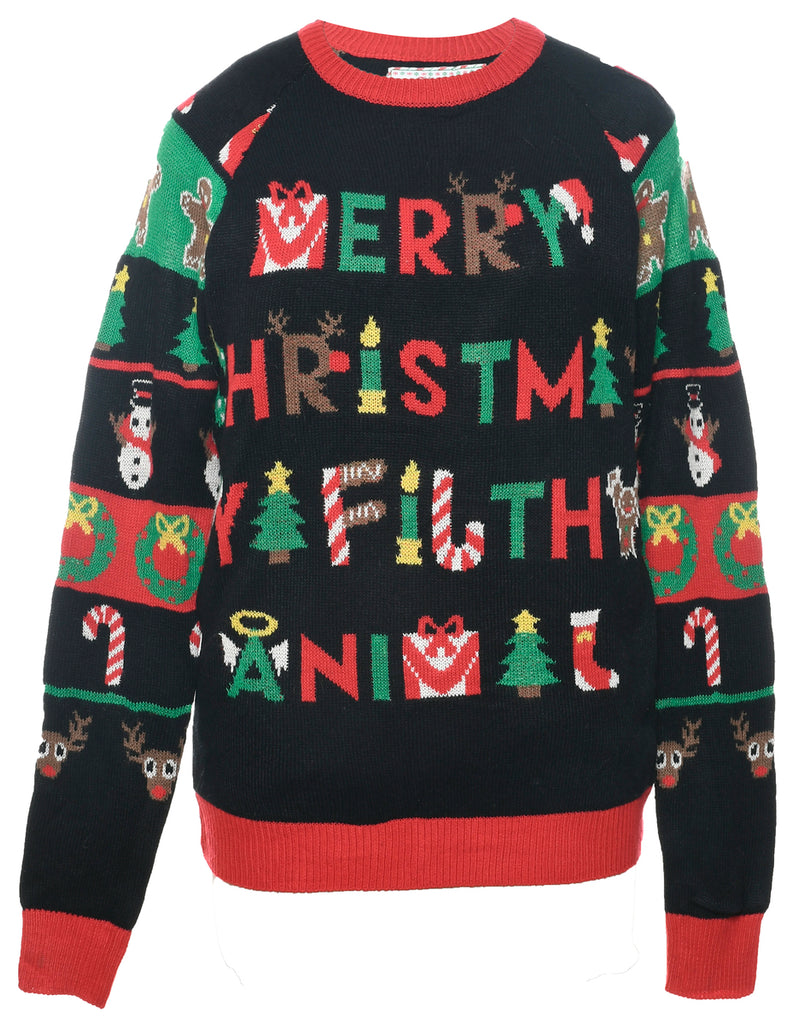 Festive Season Christmas Jumper - S