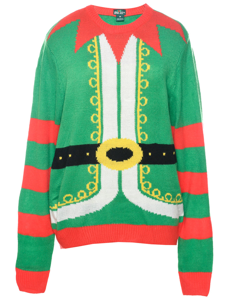 Festive Season Christmas Jumper - M