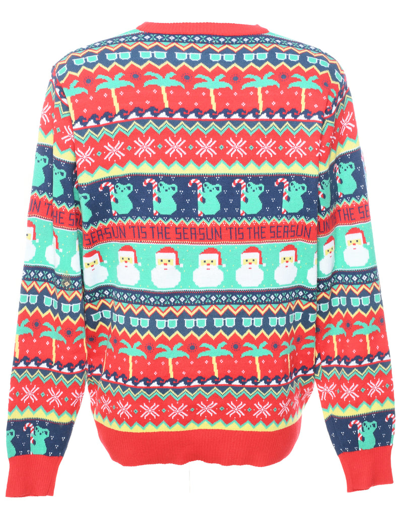 Festive Season Christmas Jumper - M