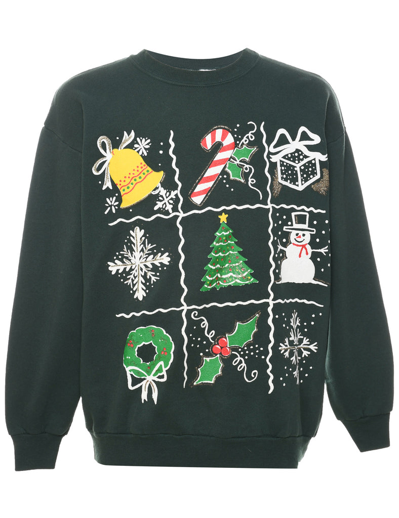 Festive Season Christmas Sweatshirt - L