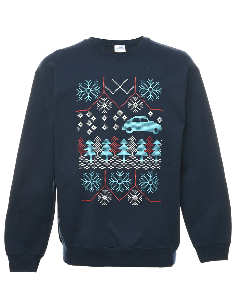 Festive Season Christmas Sweatshirt - M