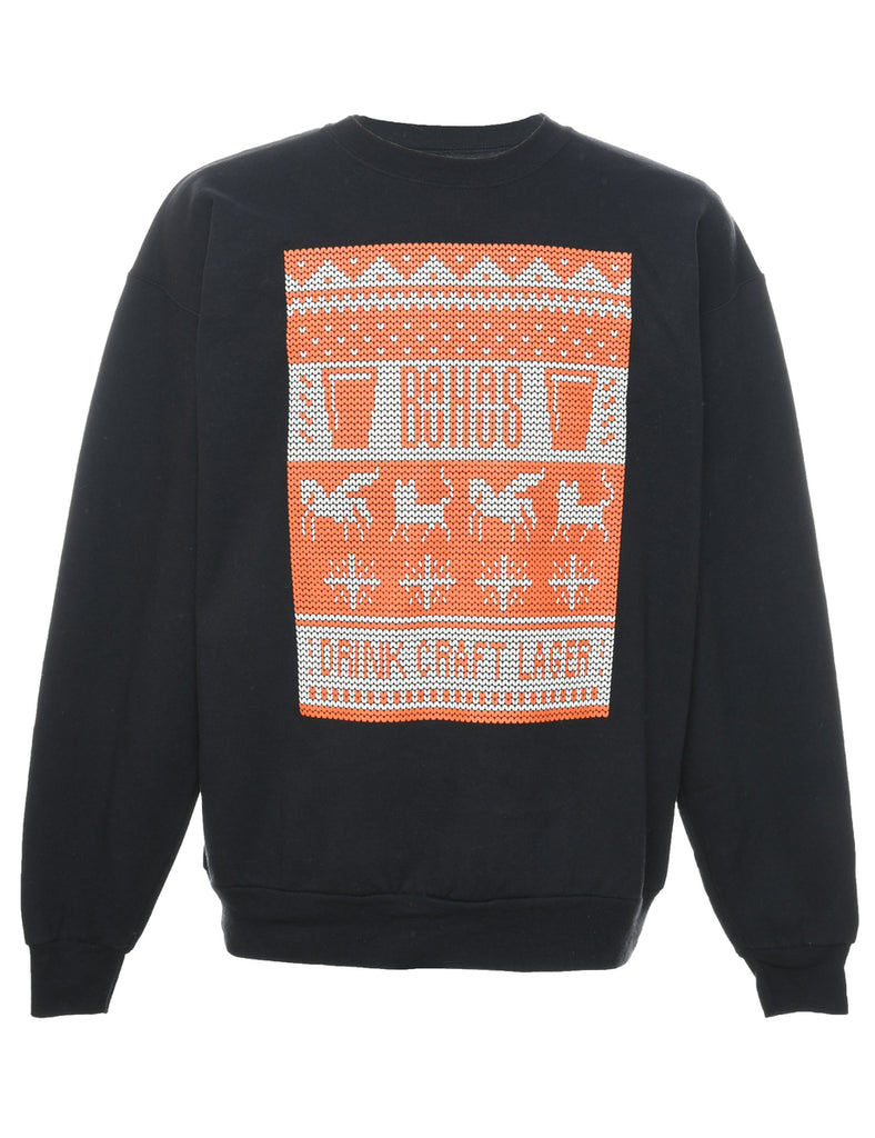 Festive Season Christmas Sweatshirt - L