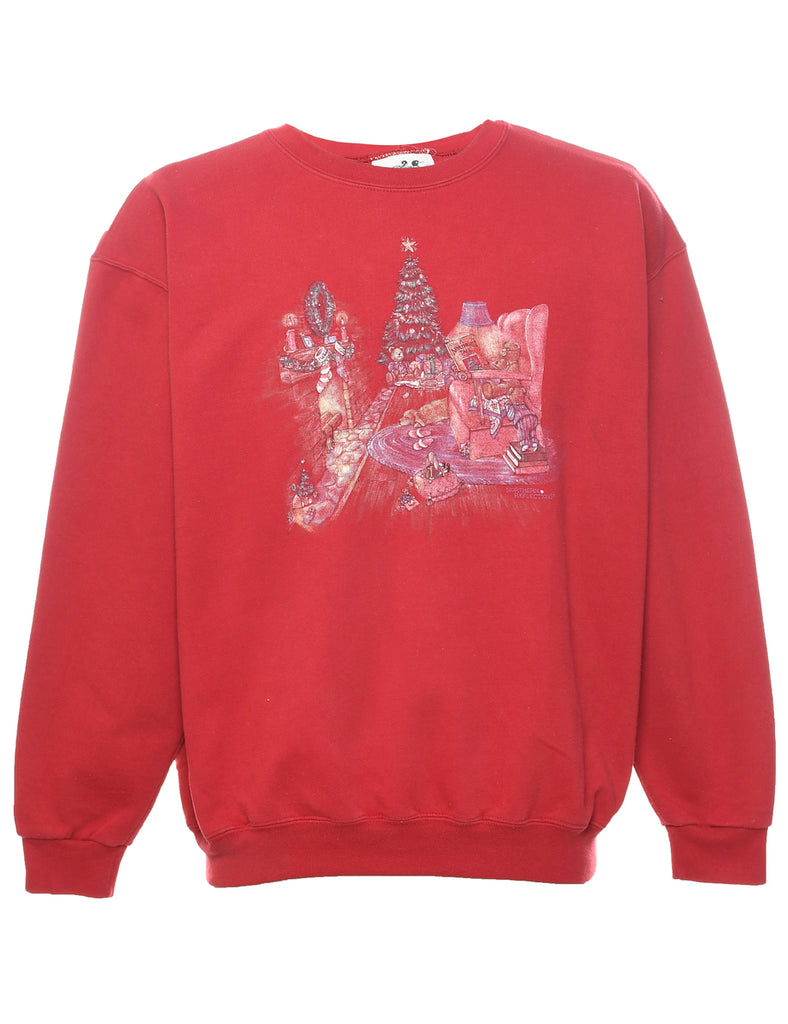 Festive Season Christmas Sweatshirt - L