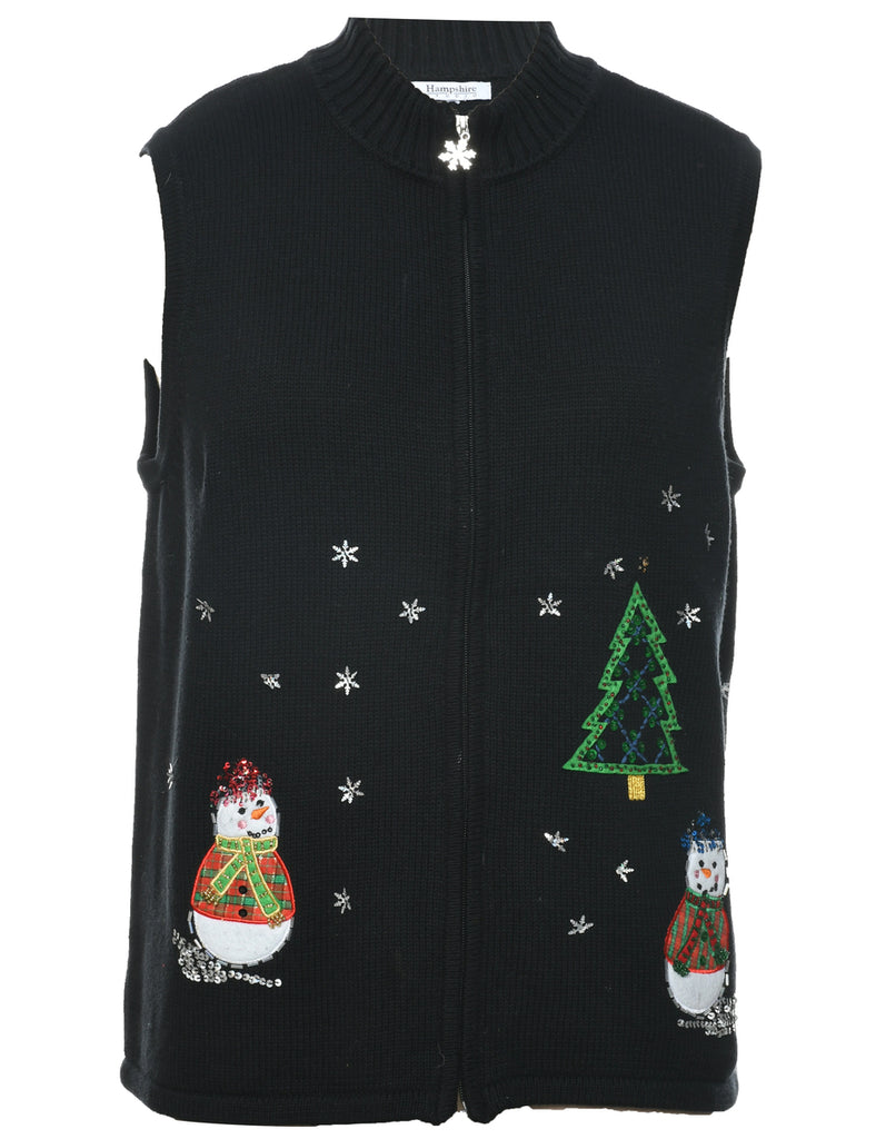 Festive Season Christmas Vest - L