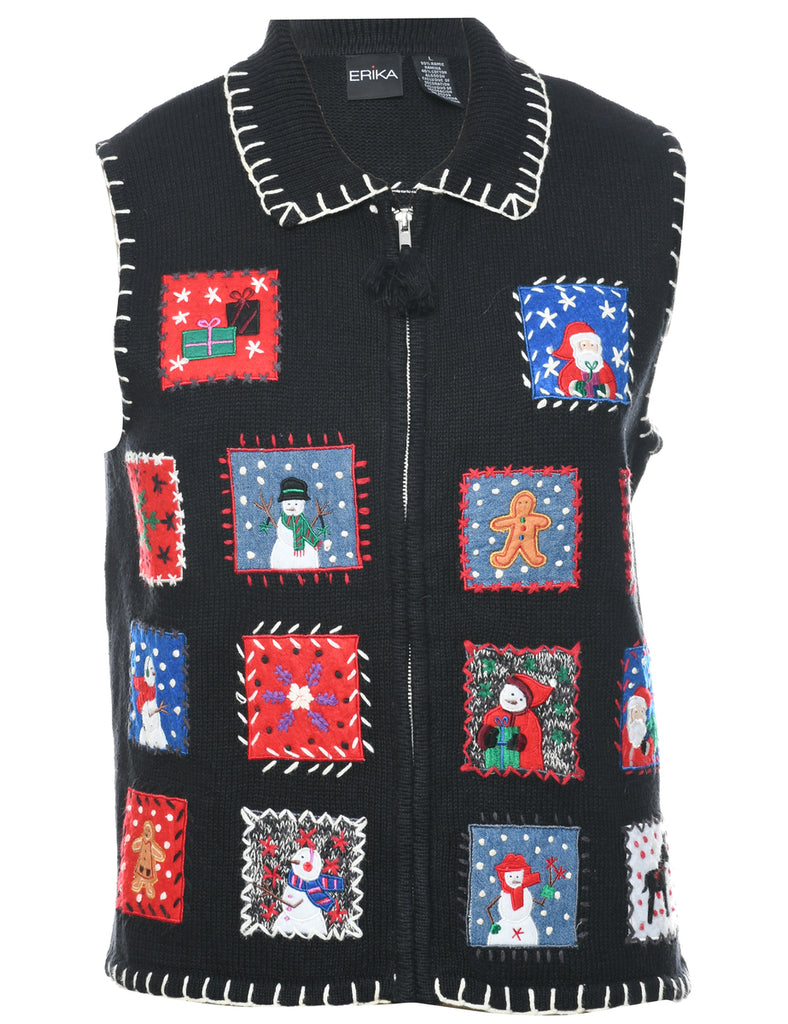 Festive Season Christmas Vest - L