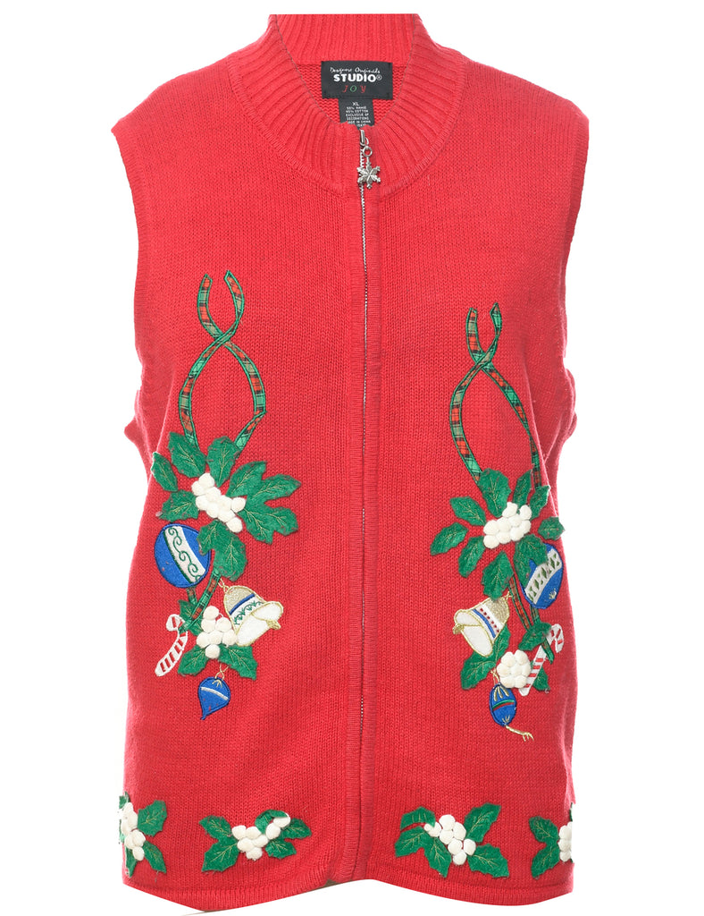 Festive Season Christmas Vest - XL