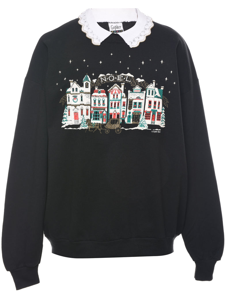 Festive Season Noel Christmas Sweatshirt - XL