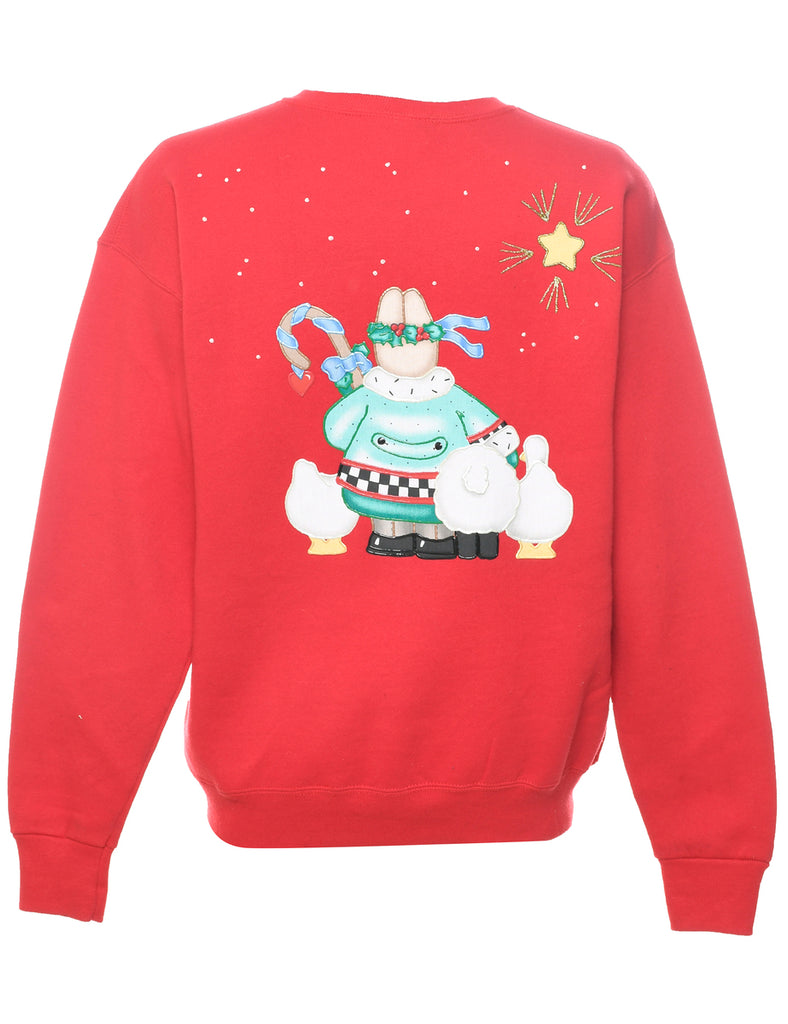 Festive Season Noel Christmas Sweatshirt - L