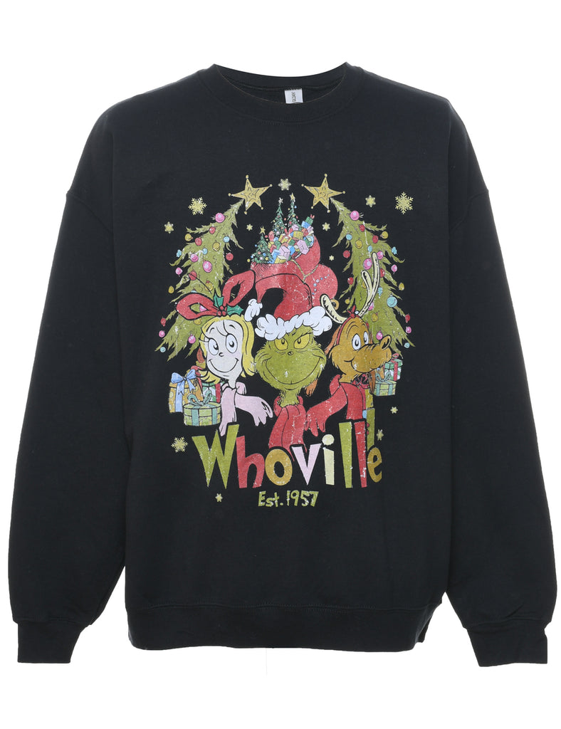 Festive Season Whoville Christmas Sweatshirt - XL