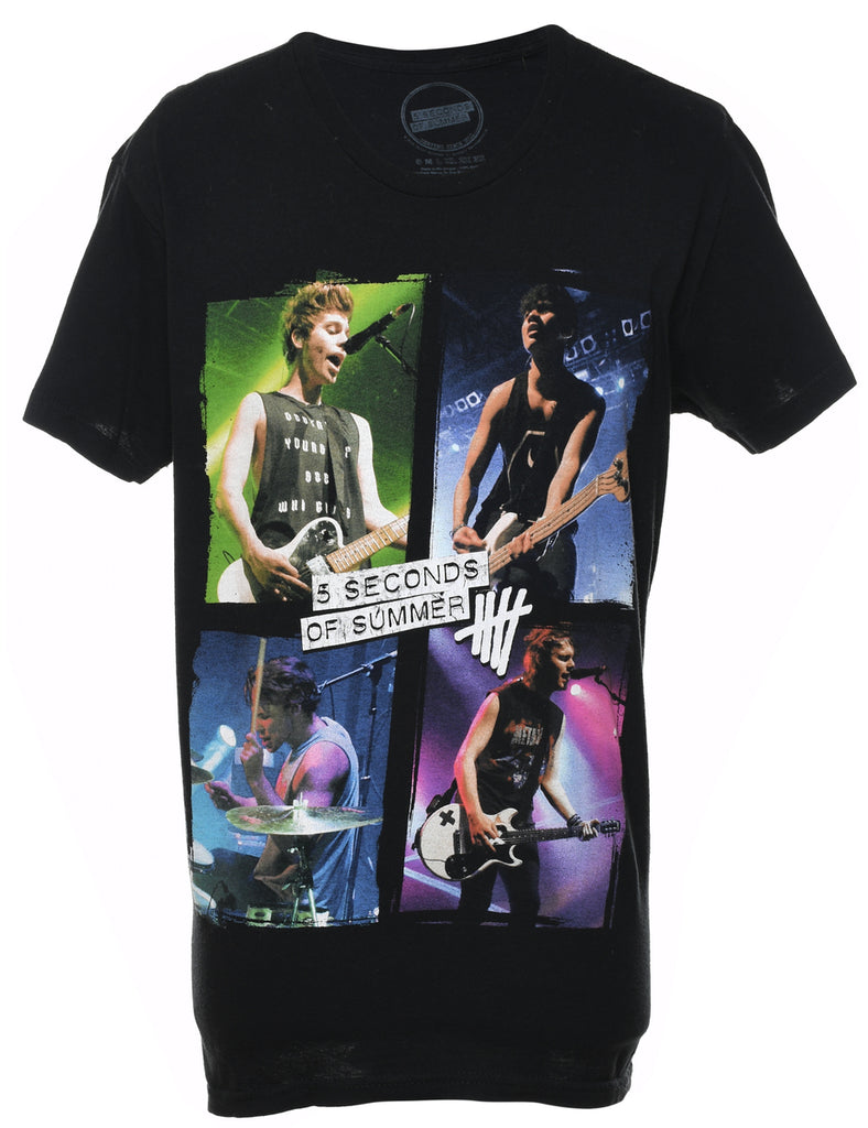 Five Seconds Of Summer Printed T-shirt - XL