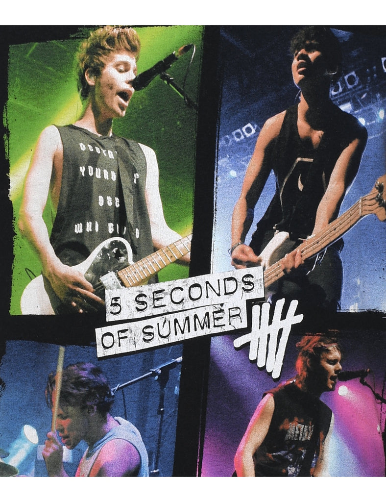 Five Seconds Of Summer Printed T-shirt - XL