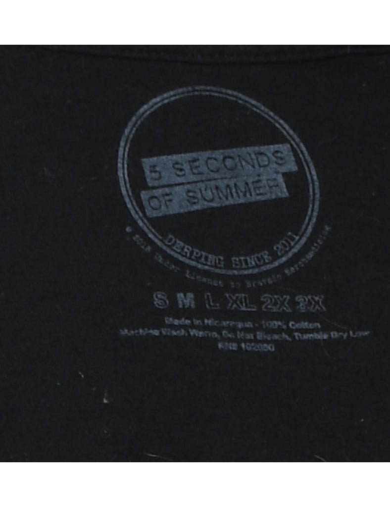 Five Seconds Of Summer Printed T-shirt - XL