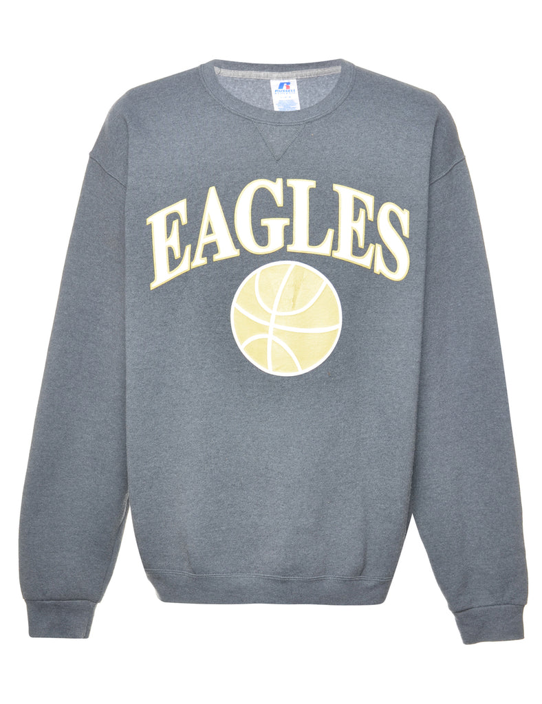 Football Eagles Printed Sweatshirt - L