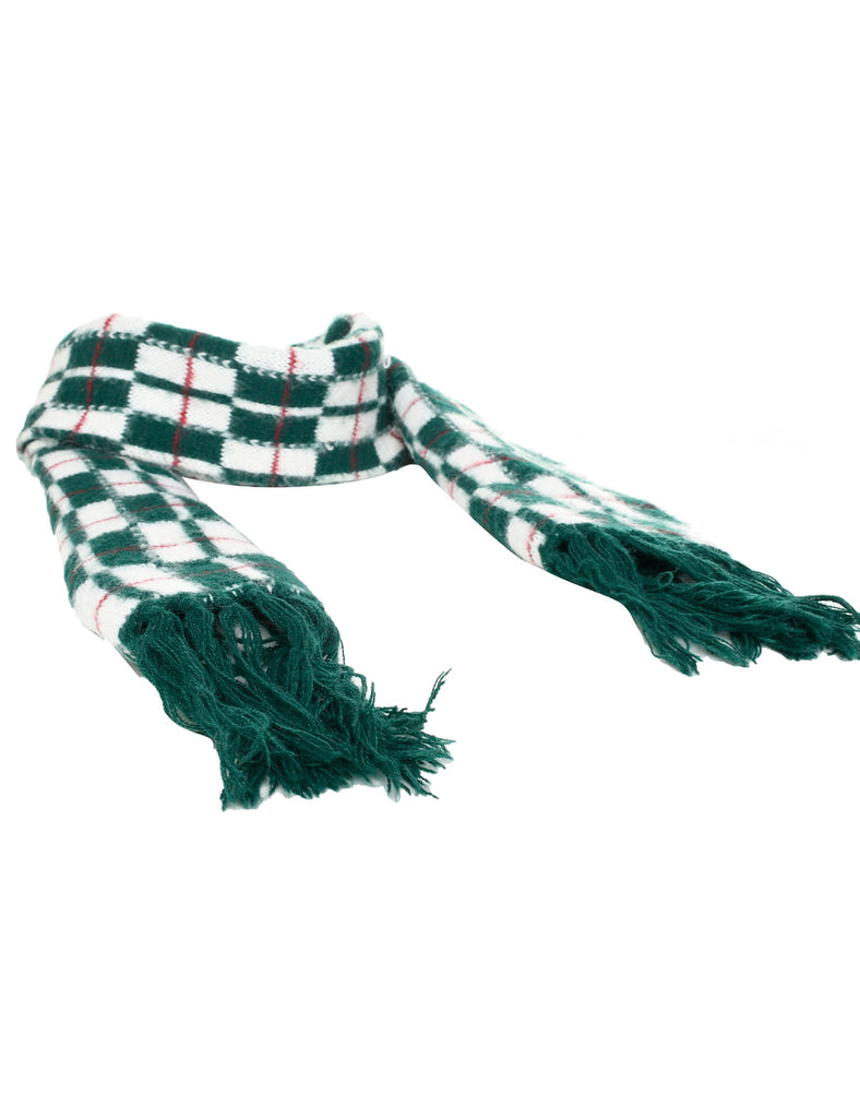 Geometric Pattern Winter Scarf - M