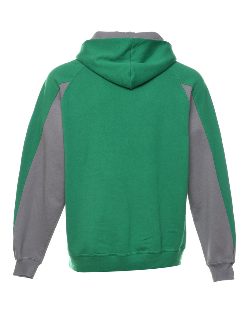 Green & Grey Select Baseball Printed Hoodie - L