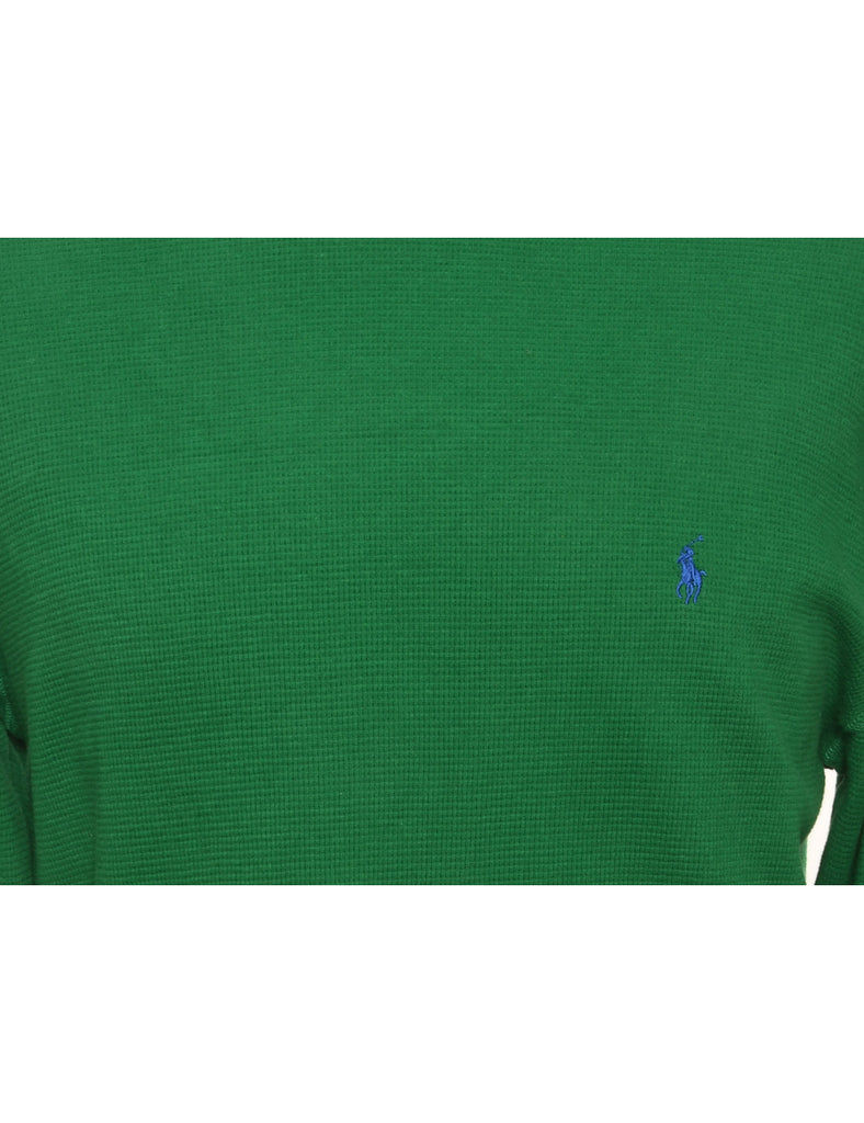 Green Ralph Lauren Plain T-shirt - M