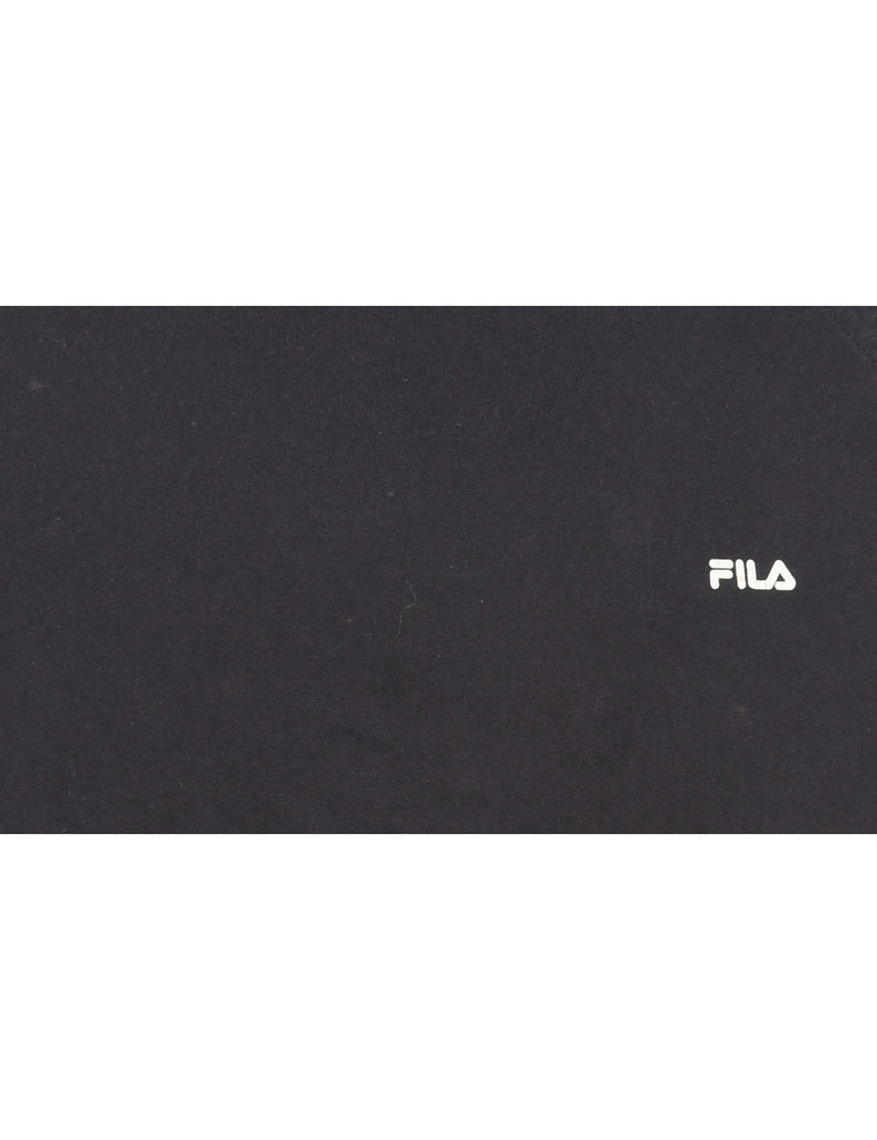 Grey Fila Plain T-shirt - L