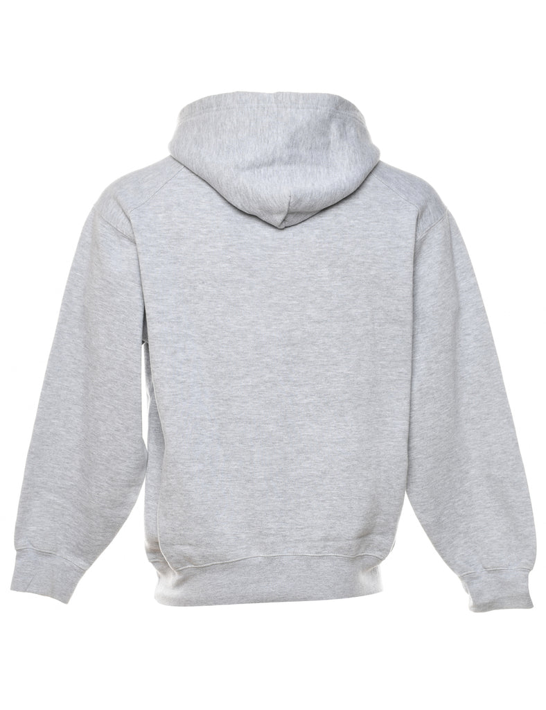 Grey Hidden 2009 Valley Basketball  Printed Hoodie - M