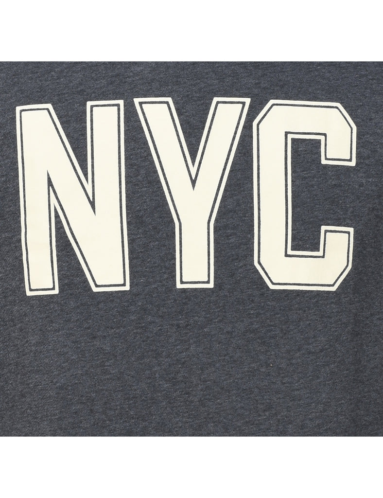 Grey NYC Printed Sweatshirt - M