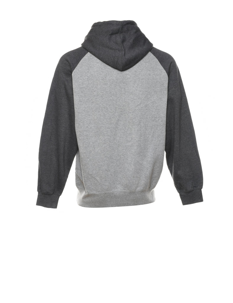 Grey Printed Yellowstone Hoodie - L