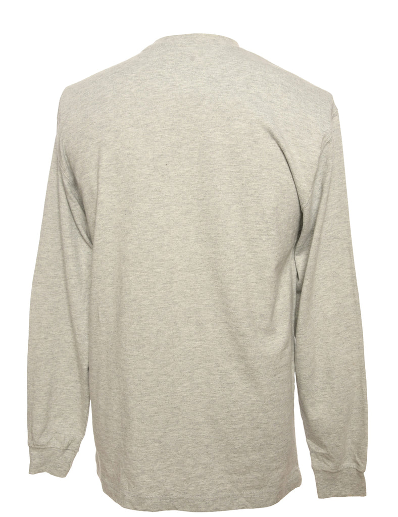 Grey Puritan Plain T-shirt - S