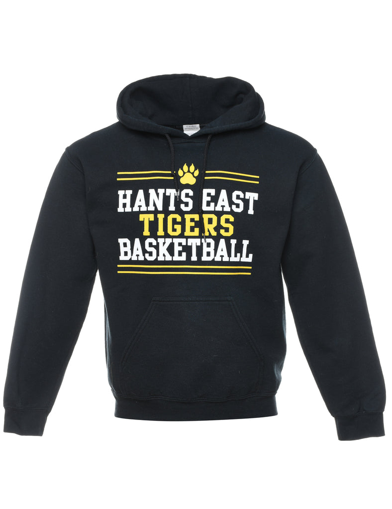 Hants East Tigers Black & Yellow Printed Hoodie - S