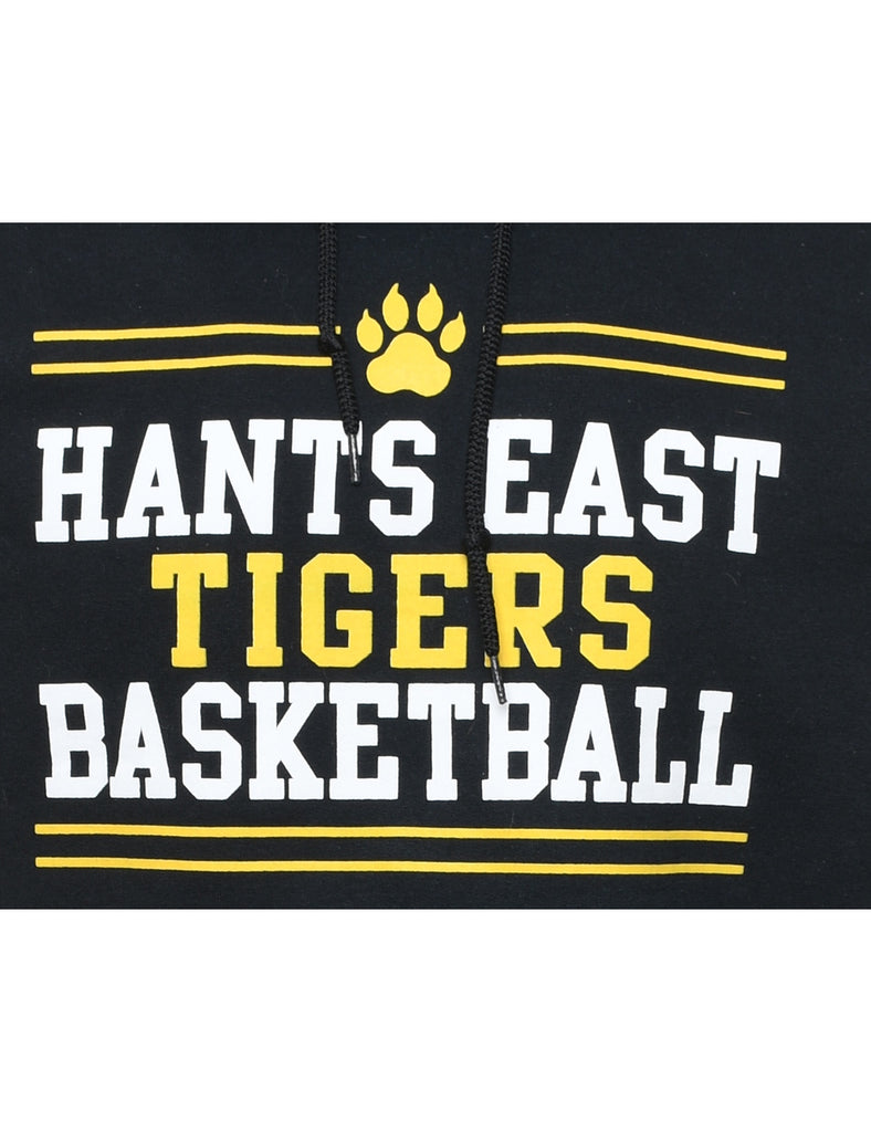 Hants East Tigers Black & Yellow Printed Hoodie - S