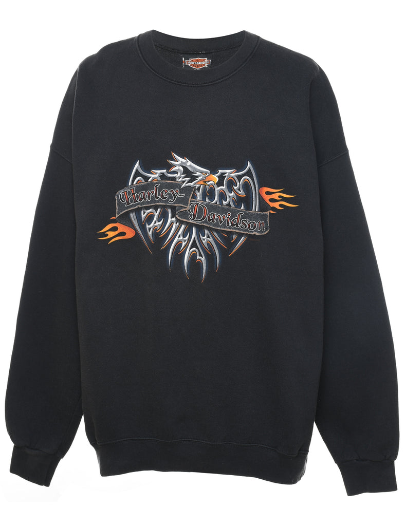 Harley Davidson Printed Sweatshirt - XXL