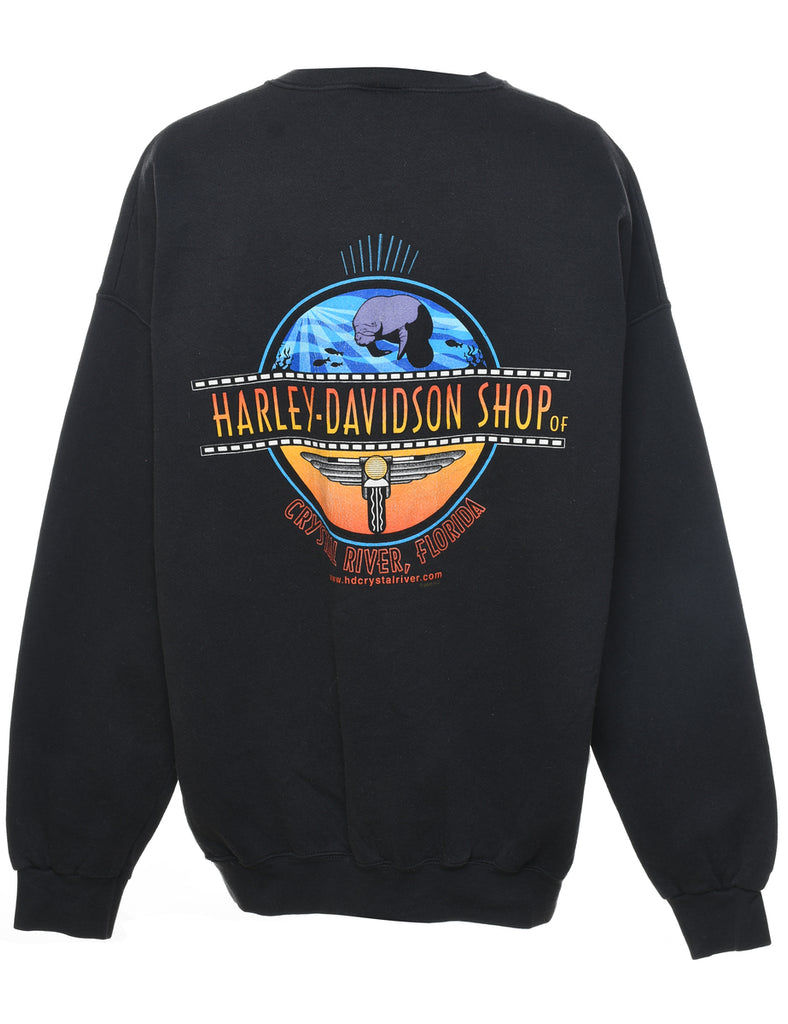 Harley Davidson Printed Sweatshirt - XXL