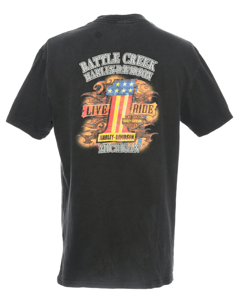 Harley Davidson Printed T-shirt - M