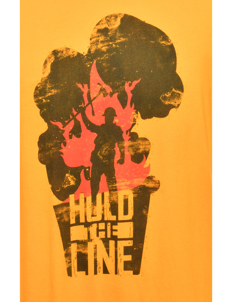 Hold The Line Printed T-shirt - M