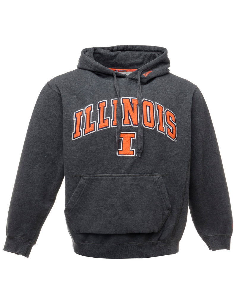 Illinois Printed Hoodie - M