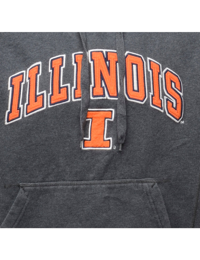 Illinois Printed Hoodie - M