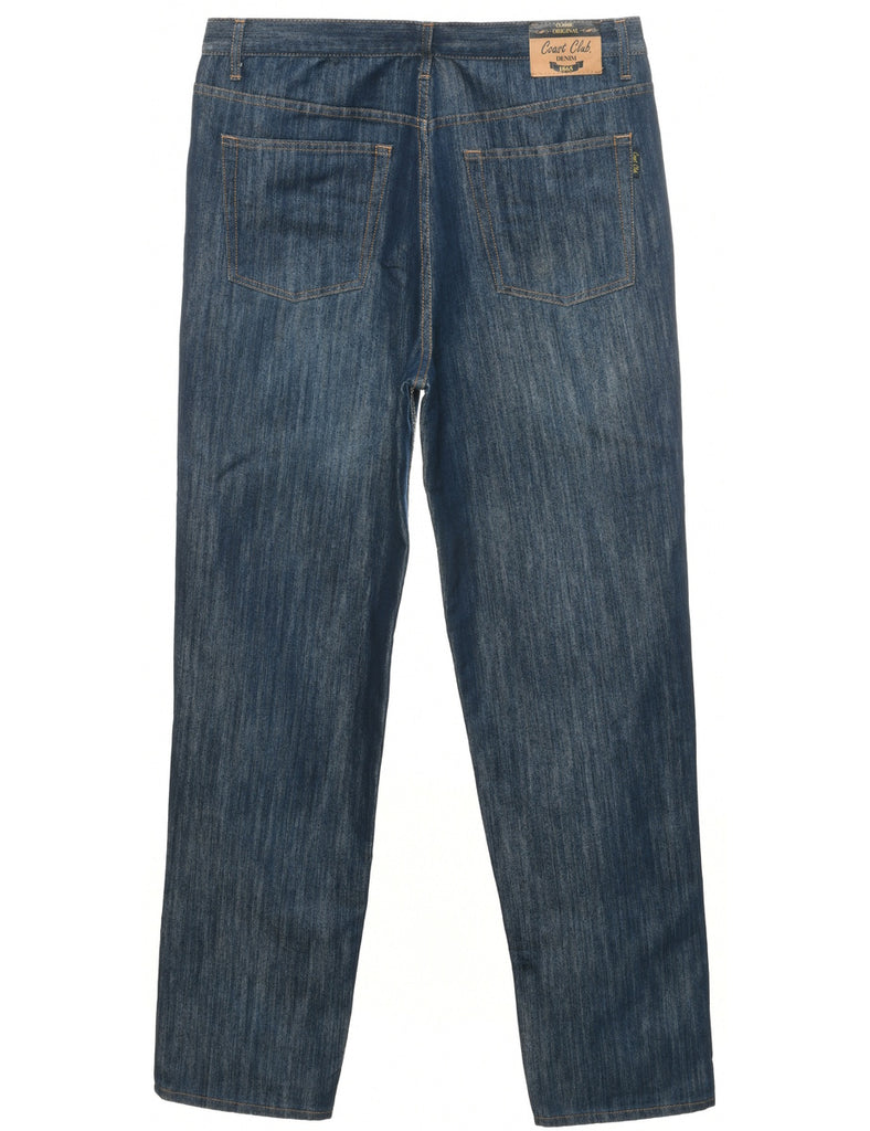 Indigo Straight Fit Jeans - W36 L35