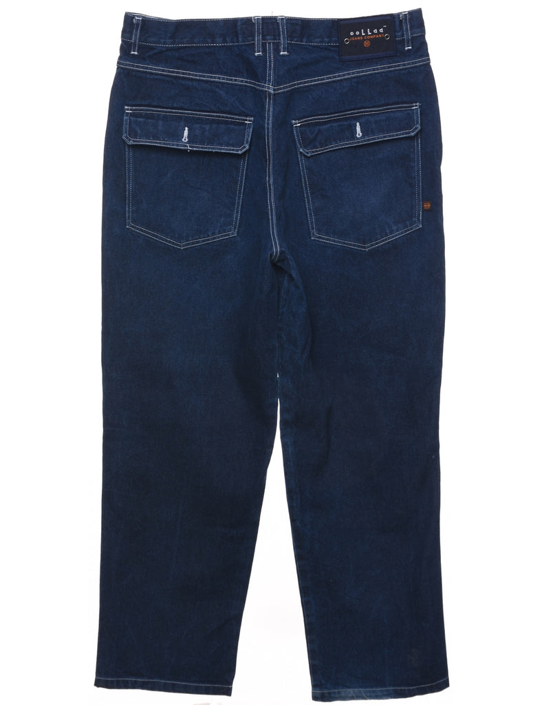 Indigo Tapered Jeans - W40 L32