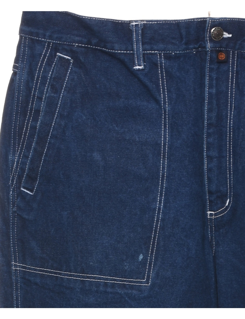 Indigo Tapered Jeans - W40 L32