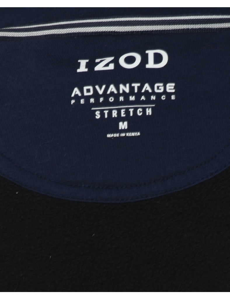 Izod Plain Navy & Red Sweatshirt - M