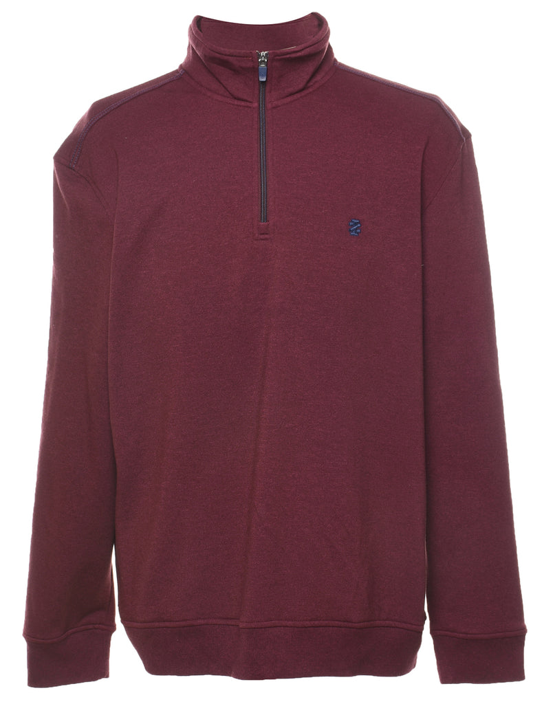 Izod Plain Sweatshirt - L