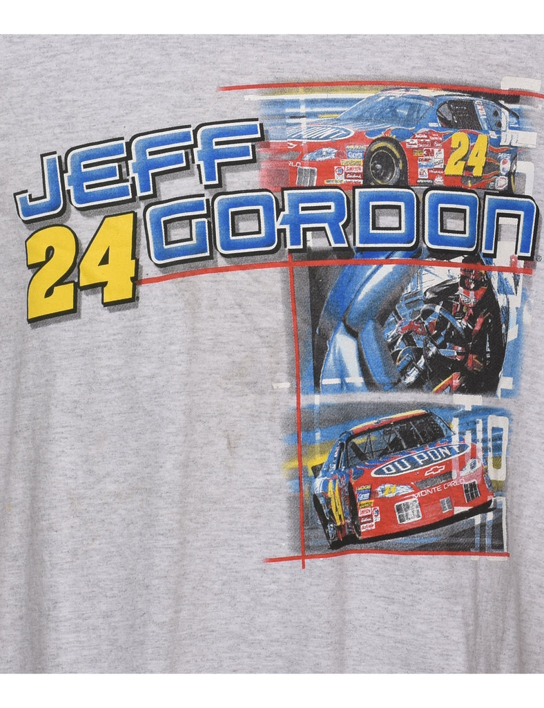 Jeff Gordon #24 Multi-Colour Printed T-shirt - XL