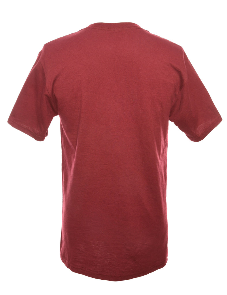 Jerzees Moline Maroons Printed T-shirt - M