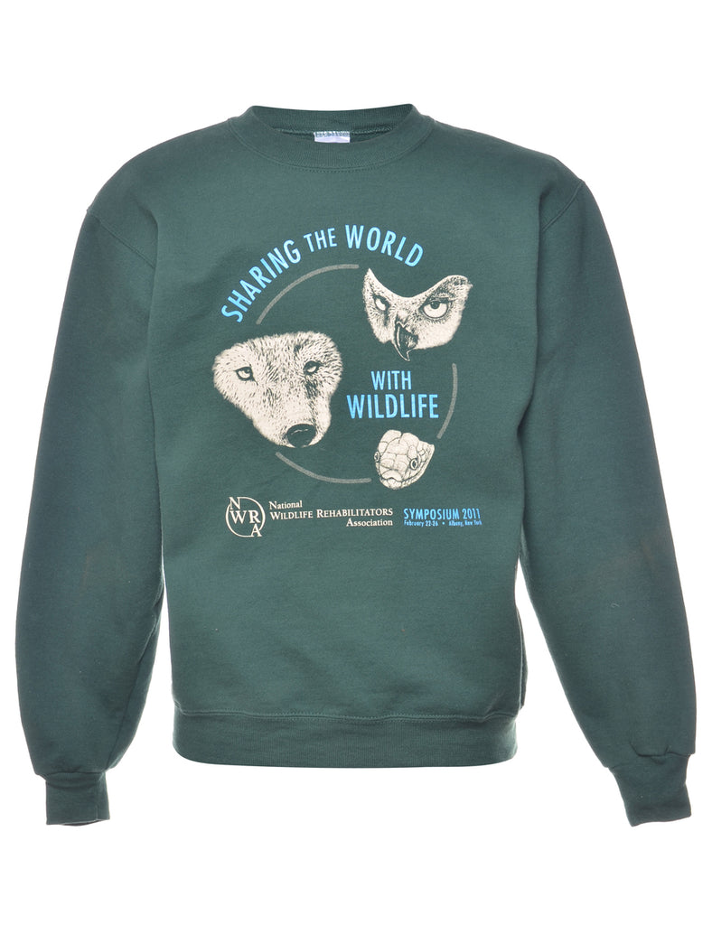 Jerzees Printed Sweatshirt - S