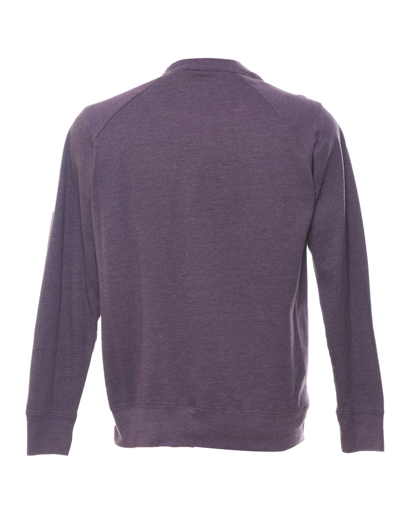 Jimi Hendrix Printed Purple Sweatshirt - M