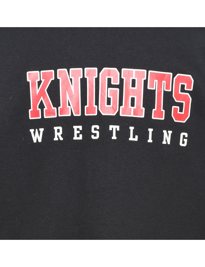 Knights Wrestling Printed Sweatshirt - XL