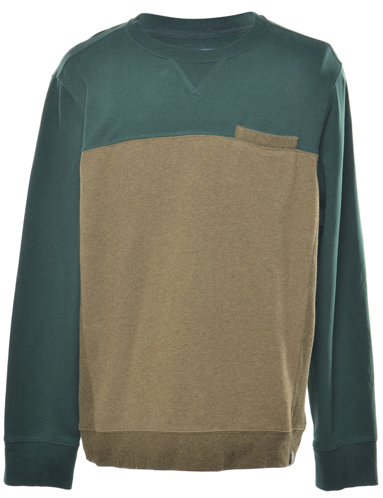 L.L. Bean Two Tone Plain Sweatshirt - L