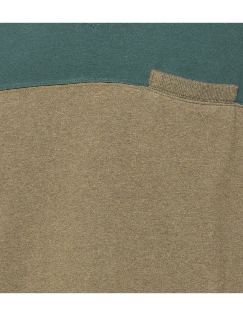 L.L. Bean Two Tone Plain Sweatshirt - L