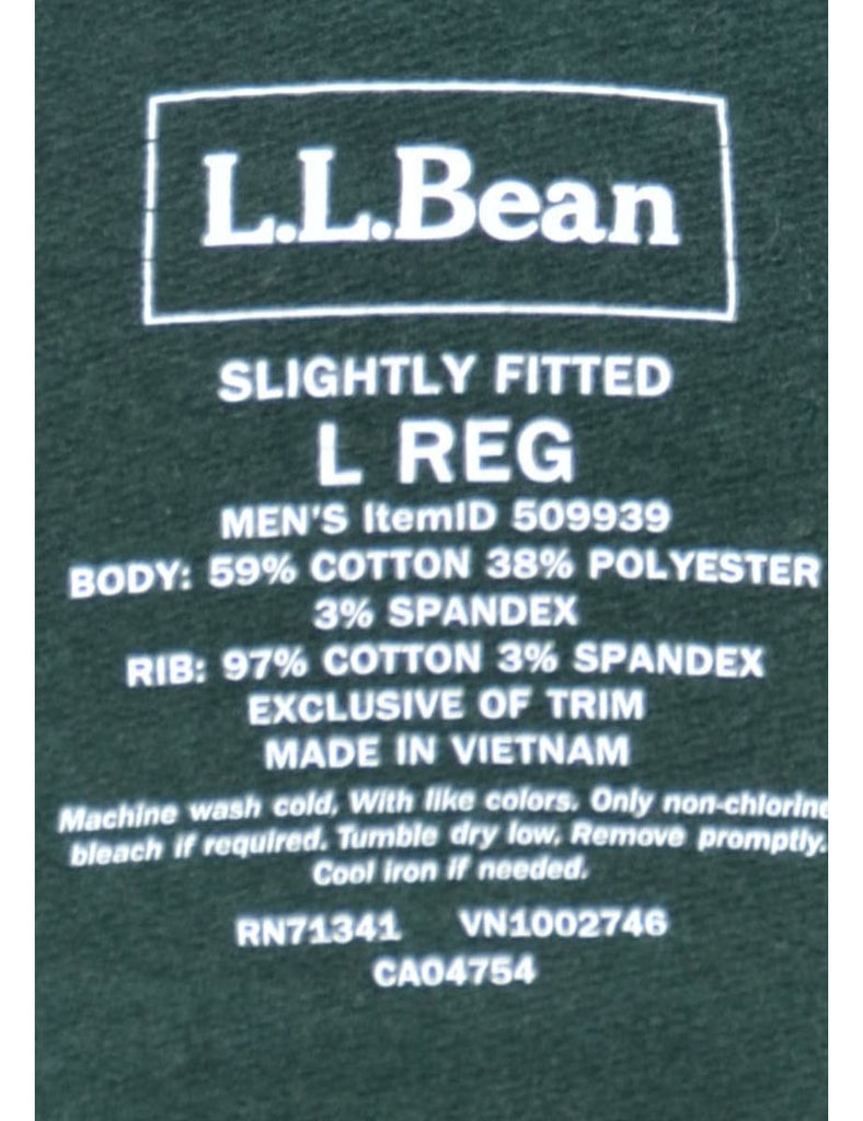 L.L. Bean Two Tone Plain Sweatshirt - L