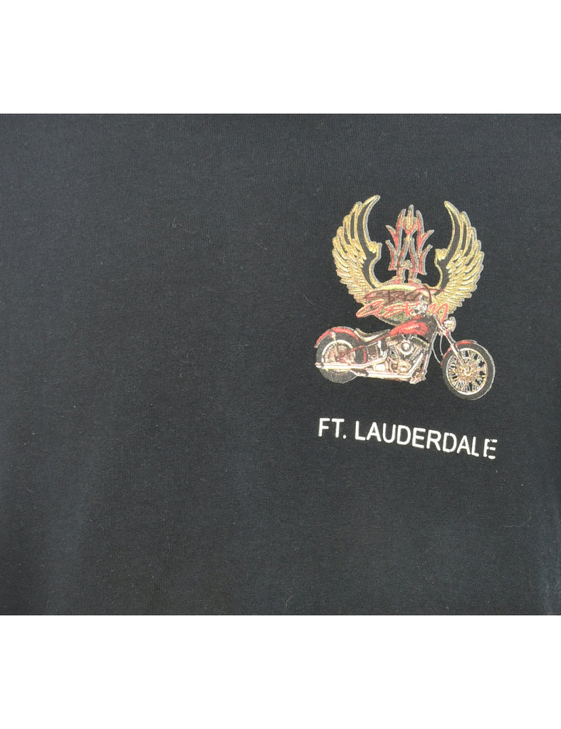 Lauderdale Printed T-shirt - M