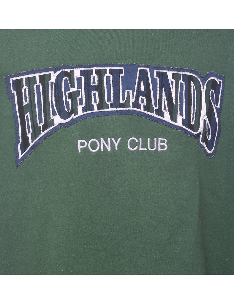 Lee Highlands Pony Club Embroidered Sweatshirt - XL