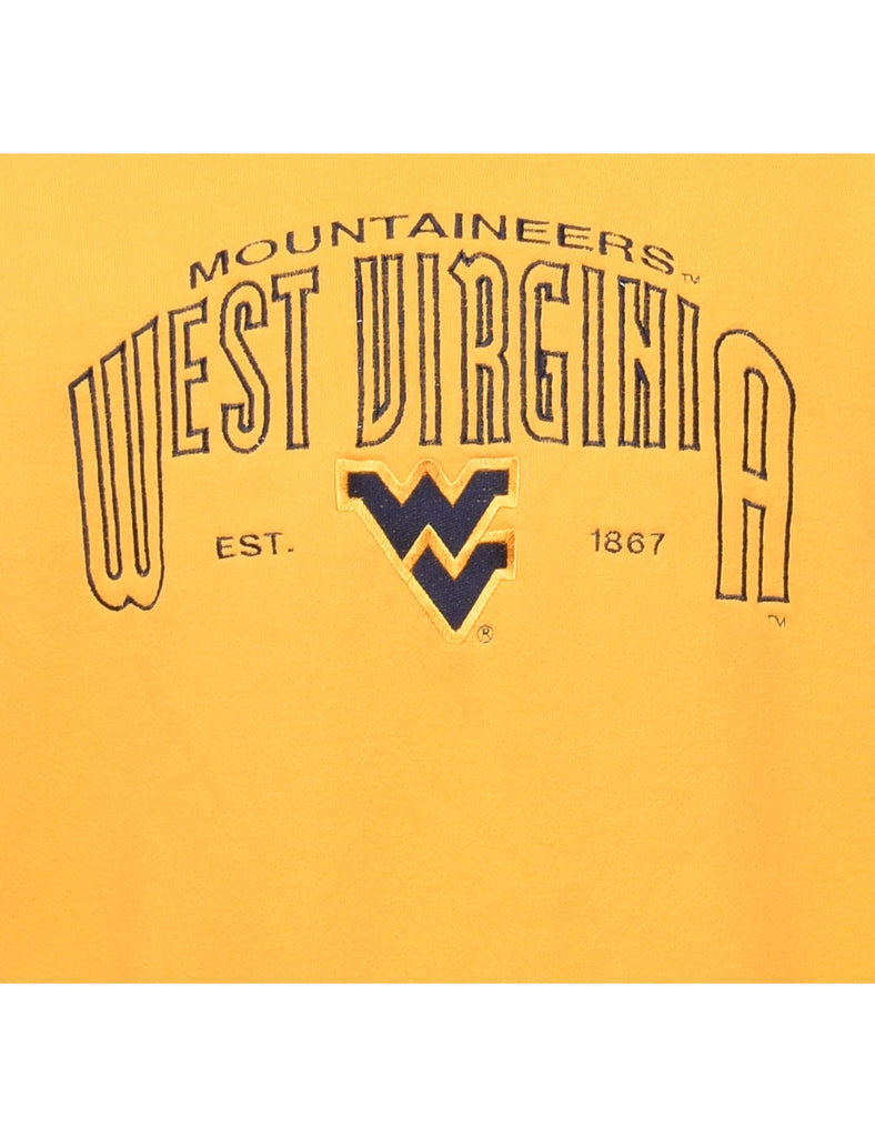 Lee Mountaineers West Virginia Embroidered Sweatshirt - M